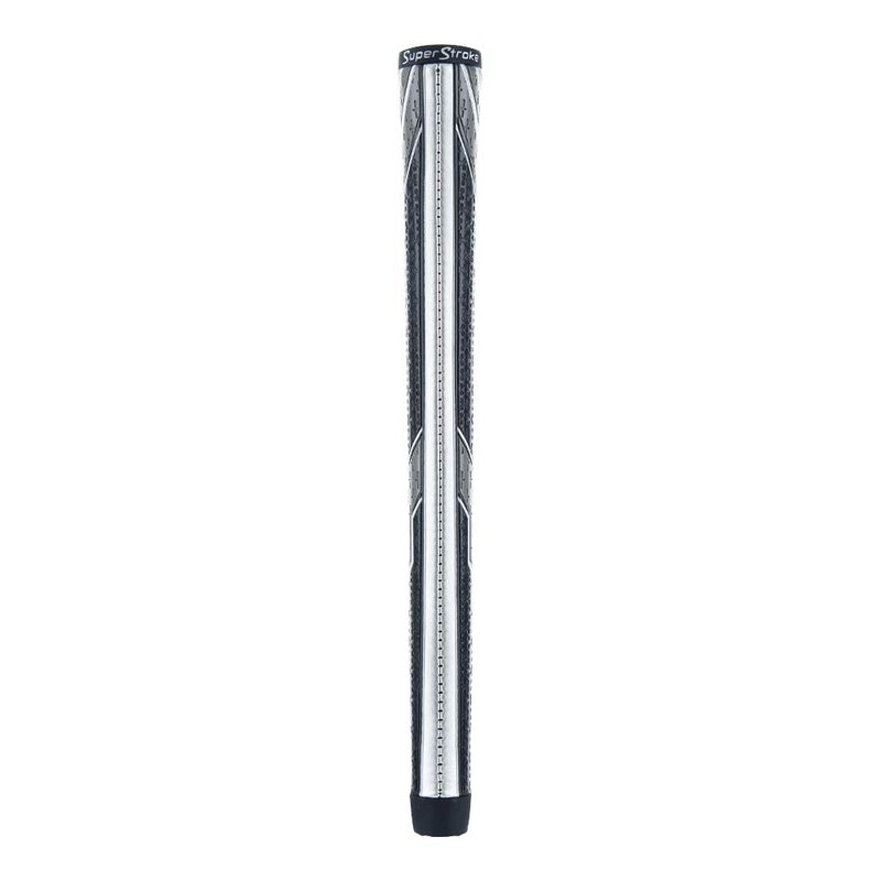 Super Stroke SuperStroke Traxion Tour Golf Club Grip, Standard, Advanced Surface Texture Improves Feedback and Tackiness and Even Hand Pressure, Black/Gray - Image 2